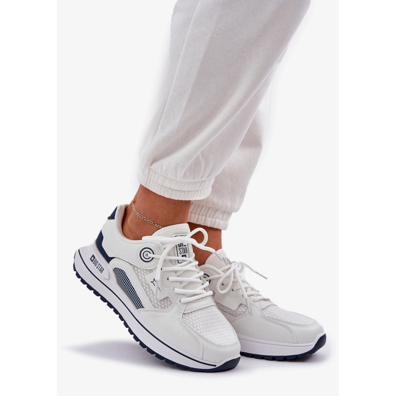 Sneakers Chaussures pour femmes Big Star NN274A103 Blanc avec bleu blanche 1 Sneakers Chaussures pour femmes Big Star NN274A103 Blanc avec bleu blanche 1