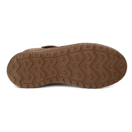Joker Chaussures masculines Openwork 501J brun clair 6