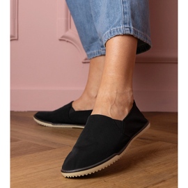 Slip des femmes noires - baskets le noir 1