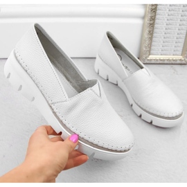 Filippo W PAW513B chaussures en cuir, blanc blanche 2