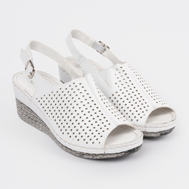 Goodin Sandales blanches au coin 1