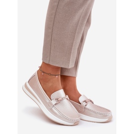 S.Barski Mandards en cuir féminin S. Barski GR51-598 Perle rose 1