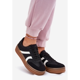 Evento Baskets à plateforme pour femmes noires 1