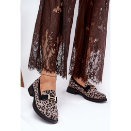Daim mocassins women's Vinceza 66792 Grey Leopard Print gris 2