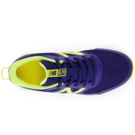 Chaussures New Balance YK570BY3 bleu 2 Chaussures New Balance YK570BY3 bleu 2