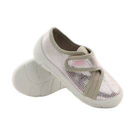 Chaussons Bas Léger Semelle Intérieure SOFT-B Befado rose gris brun 3