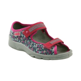 Sandales fille Befado 969x119 prairie bleu marin rose gris 1