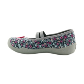 Chaussons filles prairie Befado 116x227 rose gris 2