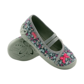 Chaussons filles prairie Befado 116x227 rose gris 3