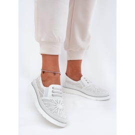 Evento Les chaussures de femmes ont glissé blanc blanche 2