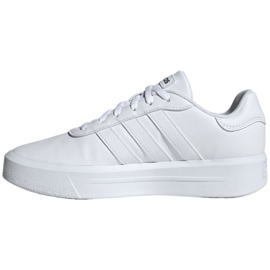 Chaussures Adidas Court Platform GV9000 blanche 3