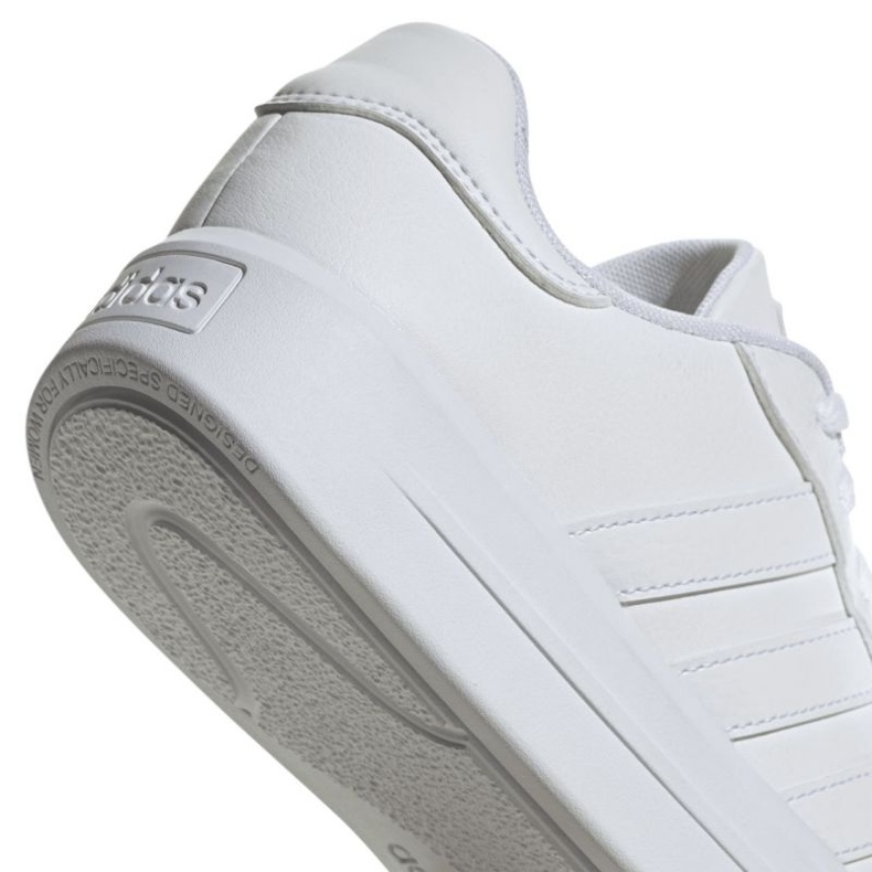 Chaussures Adidas Court Platform GV9000 blanche 4