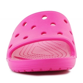 Tongs ouverts pour femmes Crocs Classic Slide 206121-6UB rose 1