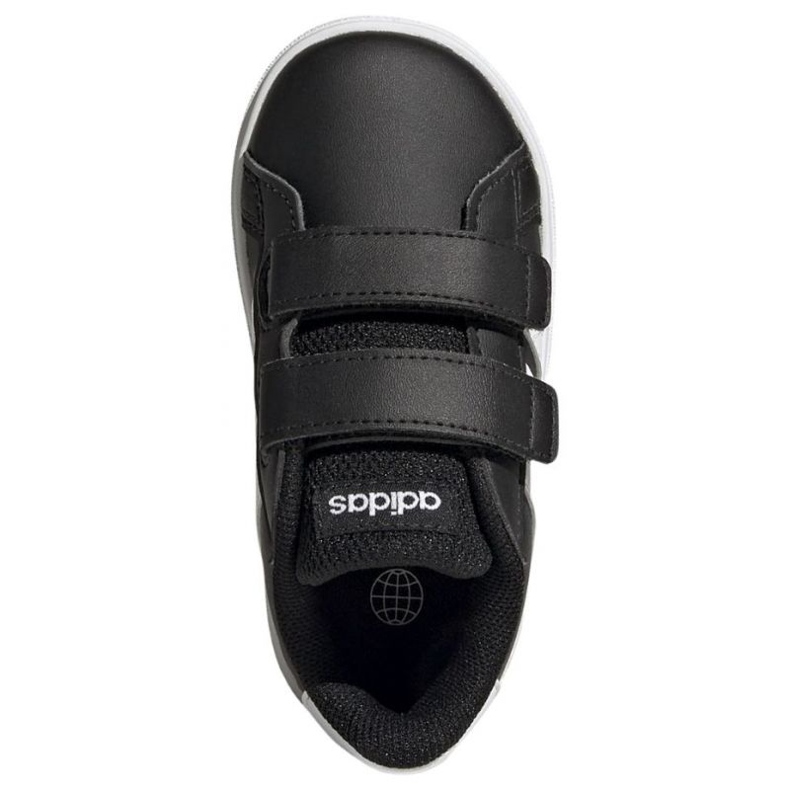 Chaussures Adidas Grand Court 2.0 Hook and Loop GW6523 le noir 1