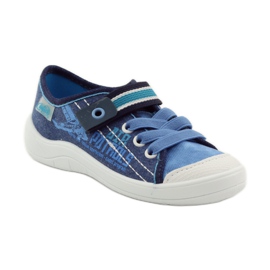 Baskets Befado 251x092 avec un avion multicolore bleu 1