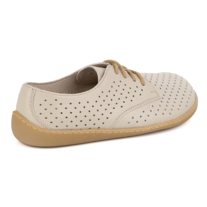 Points pour femmes en cuir aux pieds nus Pollonus 5-1288-024 Vanilla Vérone / perforation beige 2 Points pour femmes en cuir aux pieds nus Pollonus 5-1288-024 Vanilla Vérone / perforation beige 2