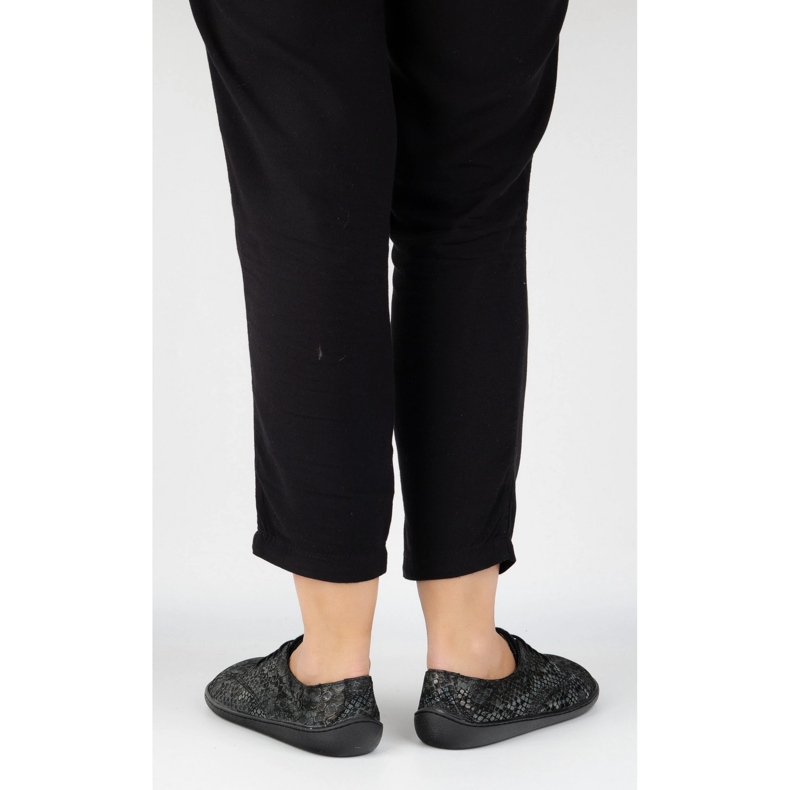 Pollonus en cuir féminin 5-1288-028 le noir 2 Pollonus en cuir féminin 5-1288-028 le noir 2