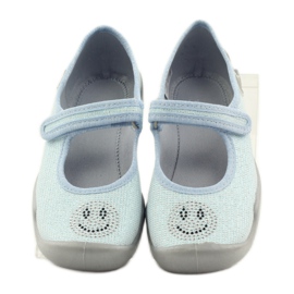 Befado 114y289 chaussons ballerines Émoticônes bleues 4