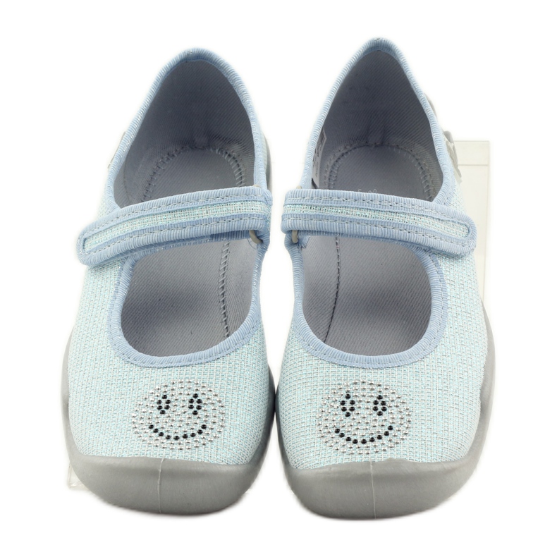Befado 114y289 chaussons ballerines Émoticônes bleues 4 Befado 114y289 chaussons ballerines Émoticônes bleues 4