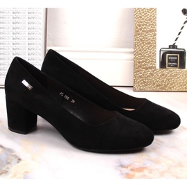 Escarpins à talon en daim Sergio Leone W SK314D noir le noir 8