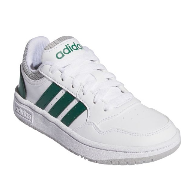 Chaussures Adidas Hoops 3.0 K IG3830 blanche 1 Chaussures Adidas Hoops 3.0 K IG3830 blanche 1