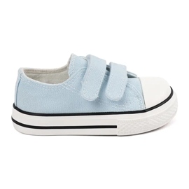 Baskets pour enfants Vico avec fermeture velcro bleu 1