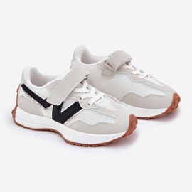 Baskets Velcro pour enfants, gris 1
