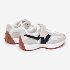Baskets Velcro pour enfants, gris 2