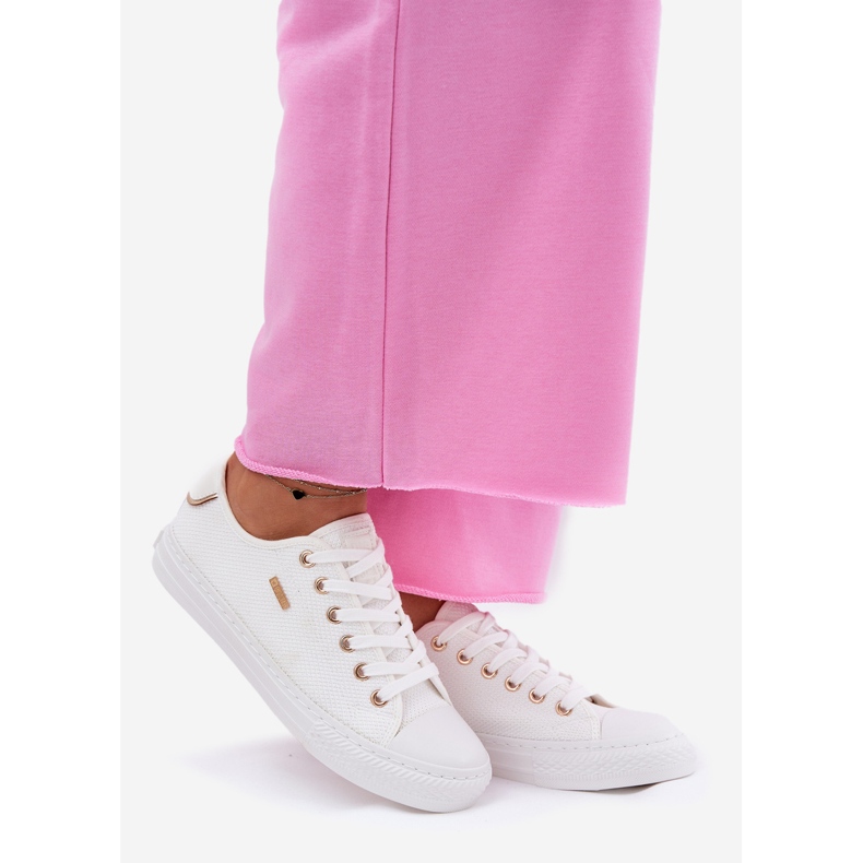 Sneakers matériels des femmes Big Star RR274766 blanc blanche 1