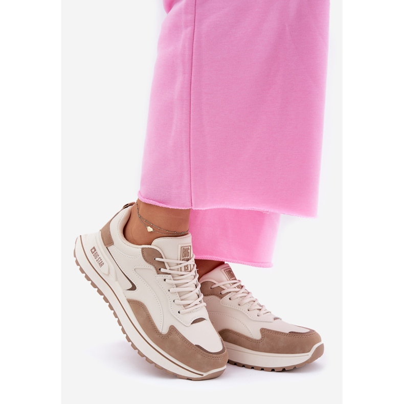 Sneakers féminins Big Star RR274A216 Système beige beige Hi-Polish 1 Sneakers féminins Big Star RR274A216 Système beige beige Hi-Polish 1