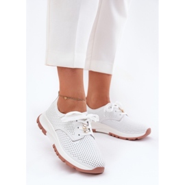 ARTIKER Chaussures en cuir pour femmes avec Artker 54C1810 Broche blanche 2 ARTIKER Chaussures en cuir pour femmes avec Artker 54C1810 Broche blanche 2