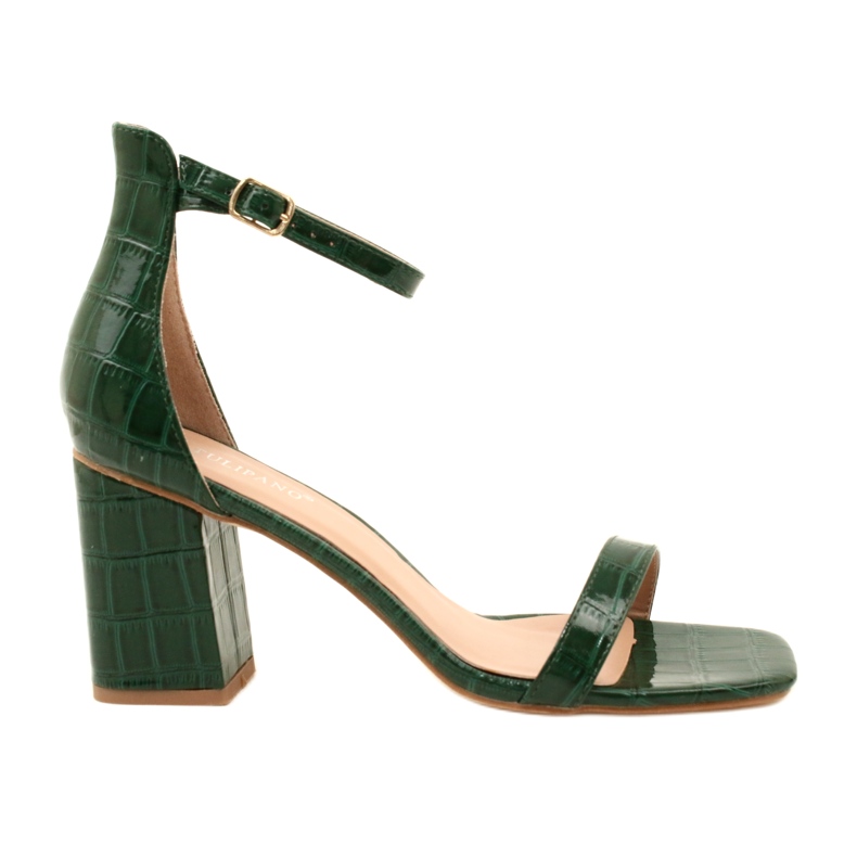 Sandales de serpent pour femmes motif vert 4
