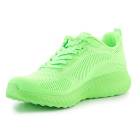 Skechers bobs squad chaos-cool rythms 117216-lime chaussures vert 3