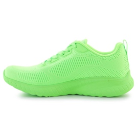 Skechers bobs squad chaos-cool rythms 117216-lime chaussures vert 4