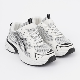 Sportowe Blanchettes blanches et blanches avec maillage 1