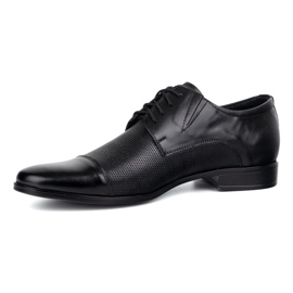 Olivier Chaussures en cuir masculin élégantes 288t2 noir 1