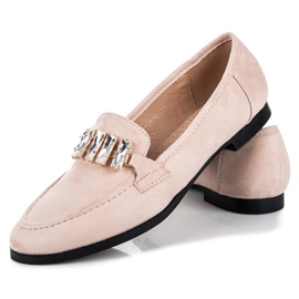 Vices Chaussures en daim avec un ornement brun 3