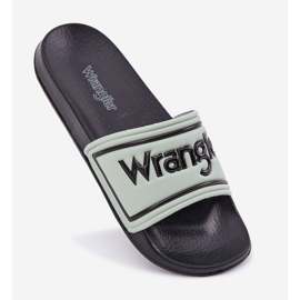 Wrangler Averell Slider Men Low 20251042.52D Slippétes masculines vert clair 5