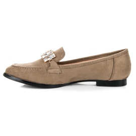 Vices Chaussures en daim avec un ornement vert 1