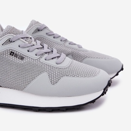 Sneakers masculins sur le système de plate-forme Big Star RR174358 Système de gris RR174358 2