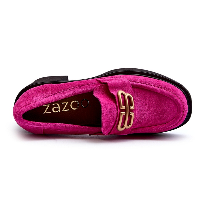 Zazoo 20170 Chaussures en Daim pour Femme à Talon Haut, Fuchsia rose 2