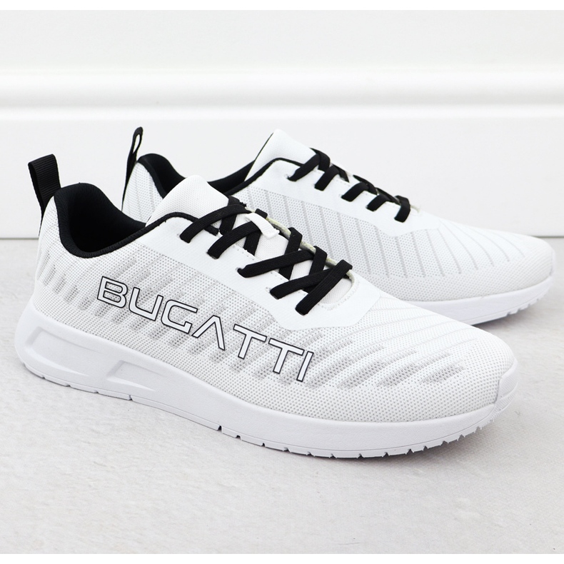 Chaussures de sport masculines blanches Bugatti 345-98003-6900 1