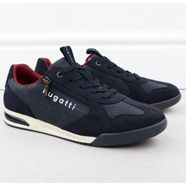 Chaussures de sport masculin Bugatti bleu marine décontracté 321-A3811-5500 1
