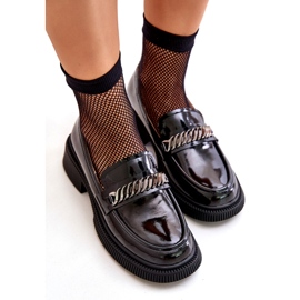 S.Barski Locons de lauffoles verni aux femmes avec décoration lz42-030 noir 3