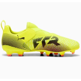 Puma Future 8 Match LL FG / AG JR 108285-03 Chaussures de football jaune 2