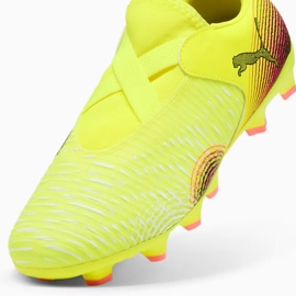 Puma Future 8 Match LL FG / AG JR 108285-03 Chaussures de football jaune 4