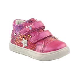 American Club Chaussures de sport confortables avec l'étoile américaine 703925 rose 1