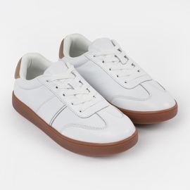Sneakers blancs en daim Sergio Leone 2