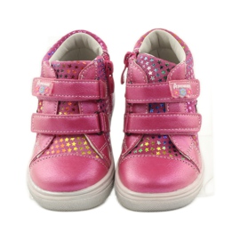 American Club Chaussures de sport confortables avec l'étoile américaine 703925 rose 4