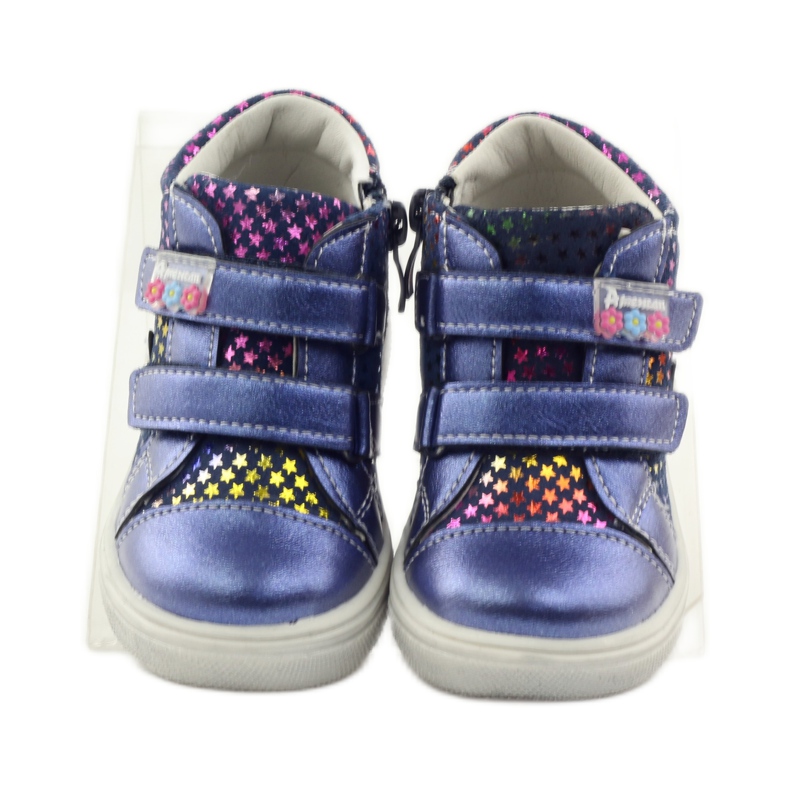 American Club Chaussures de sport confortables avec l'étoile américaine 703925 bleu marine 4